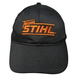 Team Stihl Outfitters Apparel Snapback Cap Black One Size Adjustable Embroidered